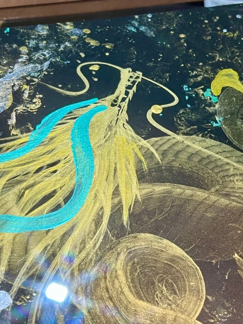 【昇龍図】　一筆龍