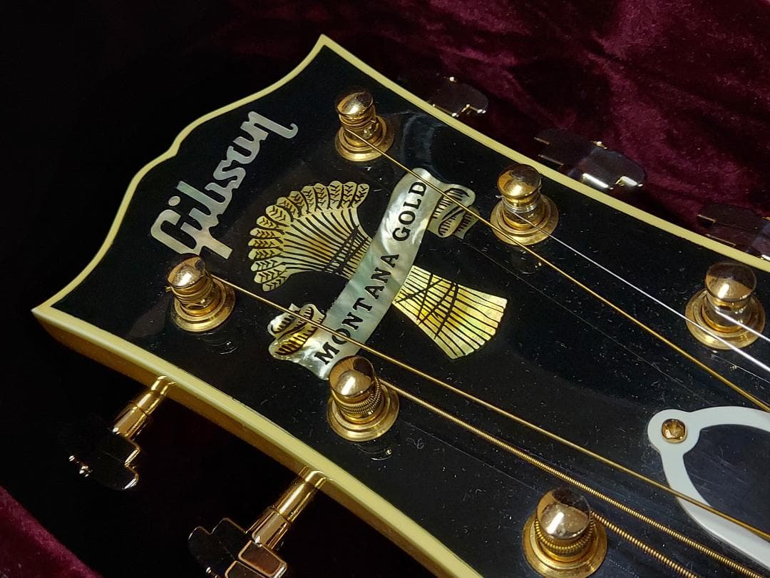 ◆　新品同様　Gibson　J-200　モンタナゴールド　バーズアイ　◆