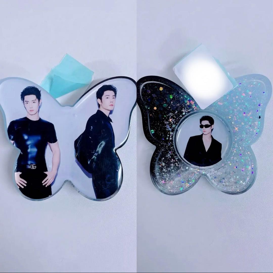 肖戦 新しいレジン　の蝶のスタンド　7点セット❣️確認用❣️0403