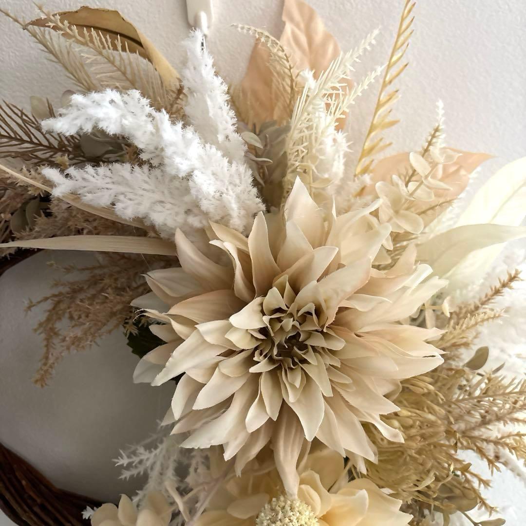 ＊美品をお求めの方は買わないで下さい！！！　フラワーリース＊　特大