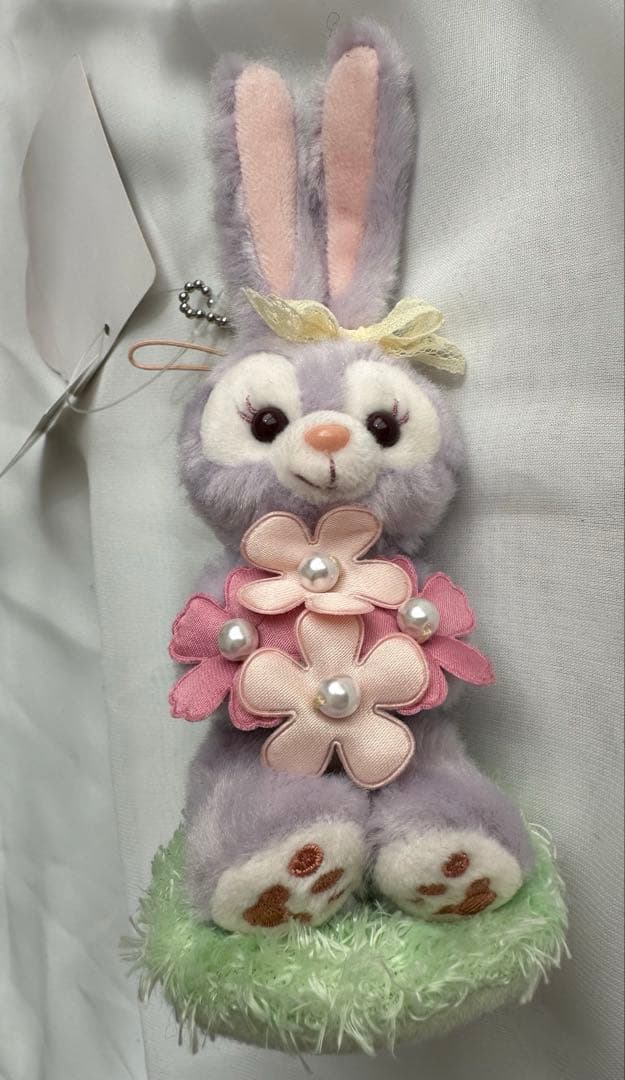 ダッフィーフレンズ　スプリングインブルーム　ぬいぐるみストラップ