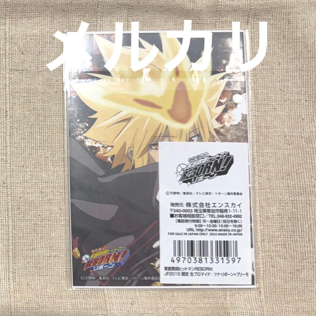 リボーン&綱吉・プリーモ　ジャンプフェスタ　エンスカイ　ブロマイド
