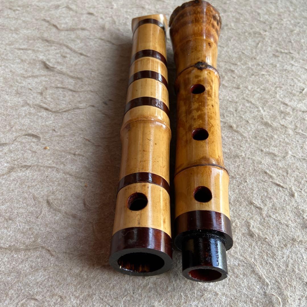 69 値下げ　尺八　一尺六寸管　銘　○○ニ印