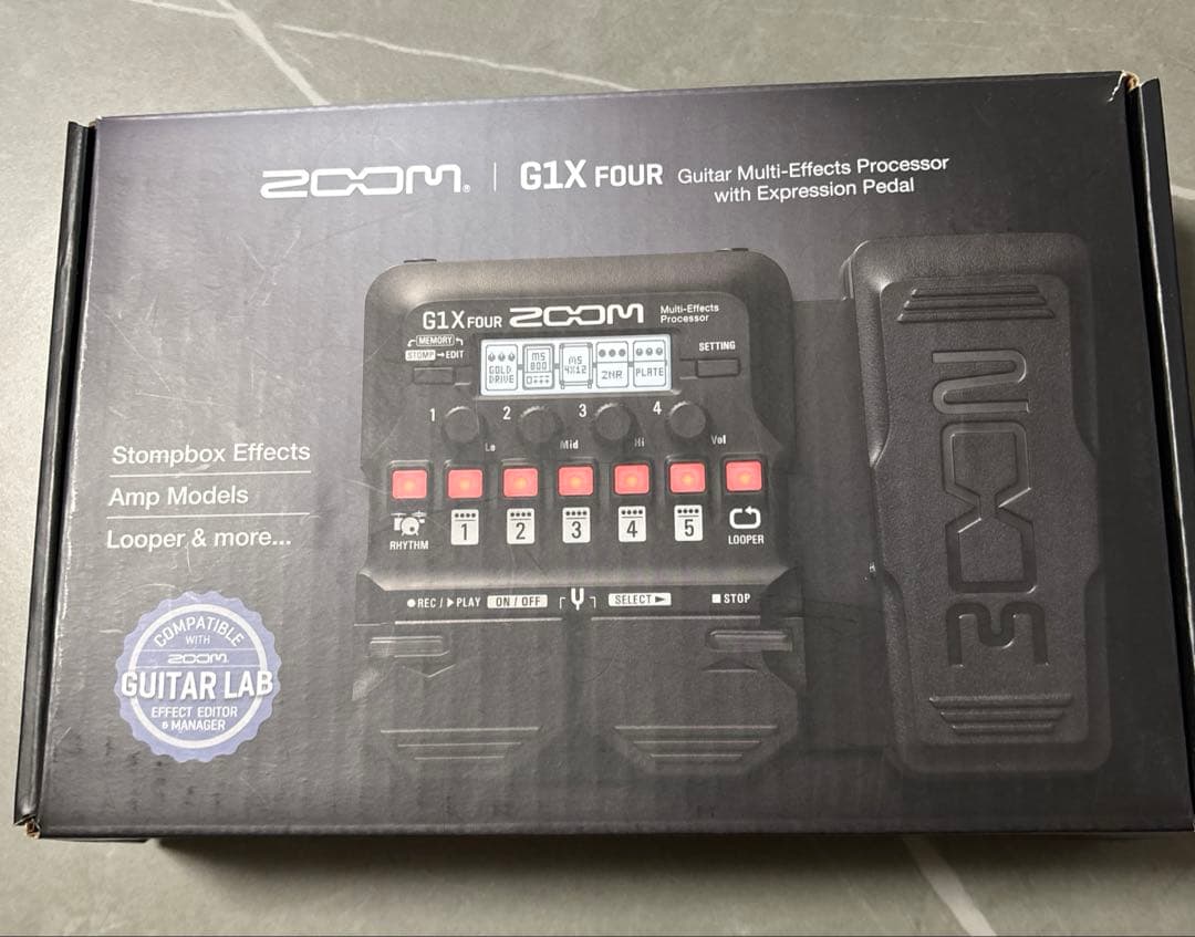 ZOOM G1X FOUR マルチエフェクター 純正ACアダプタ付き