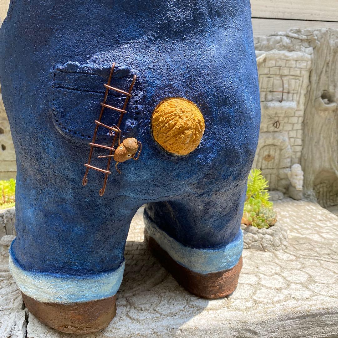 くまさん　モルタル造形