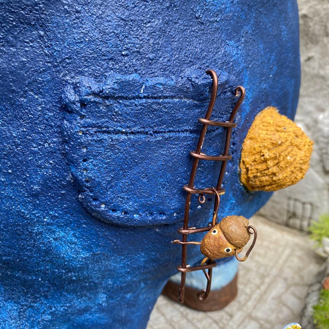 くまさん　モルタル造形