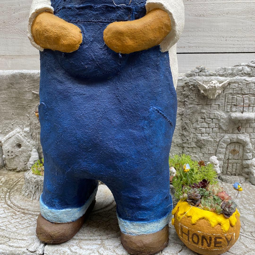 くまさん　モルタル造形