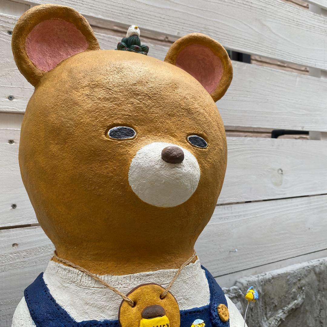 くまさん　モルタル造形