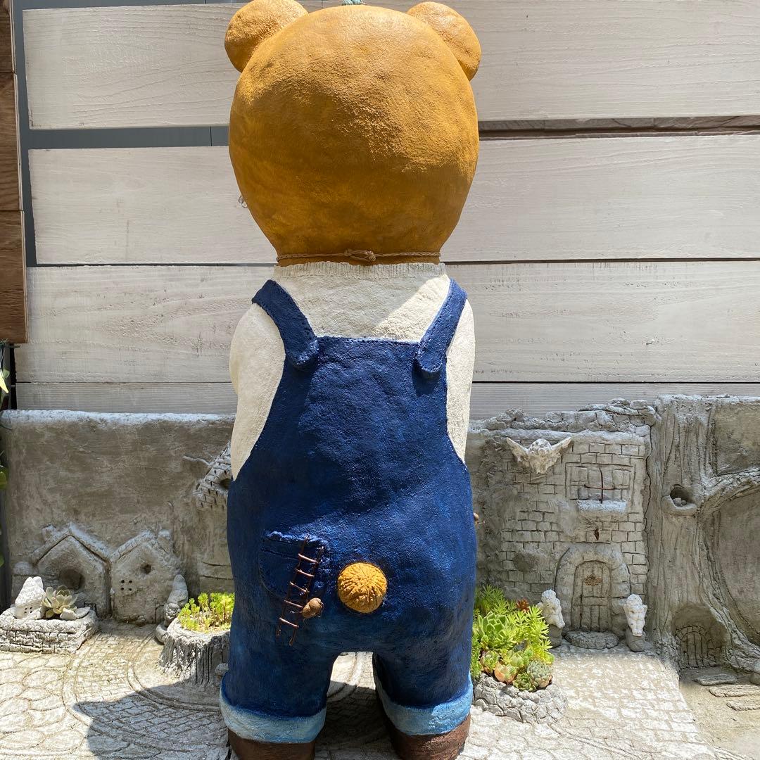 くまさん　モルタル造形