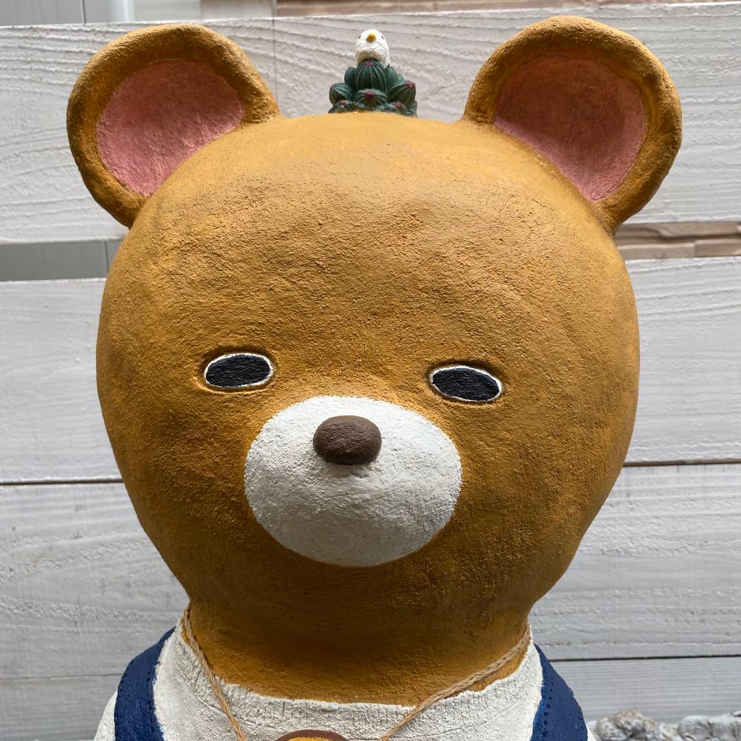 くまさん　モルタル造形