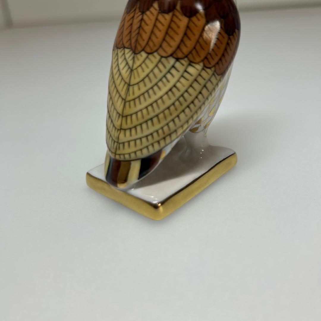 希少 ヘレンド 世界のフクロウ アテナのフクロウ 箱付き Herend