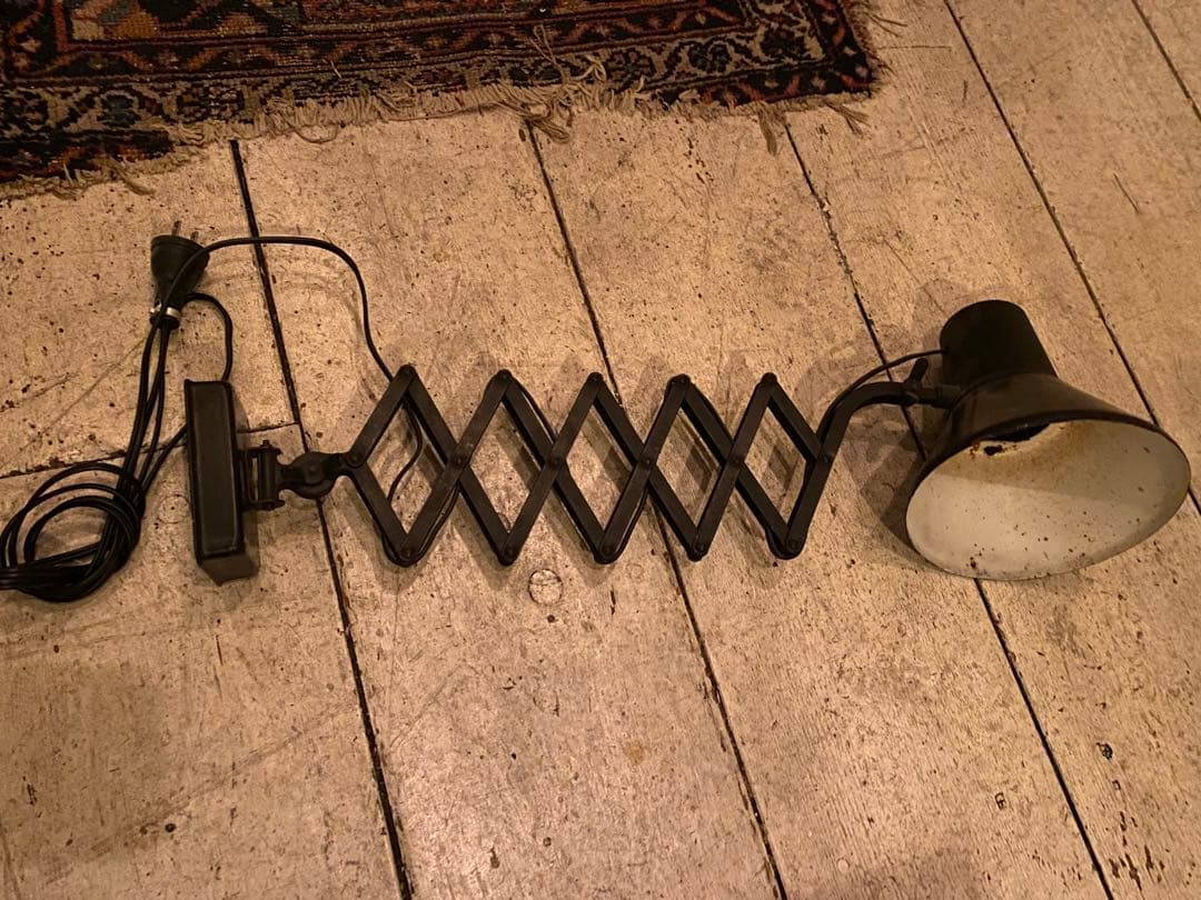 ヴィンテージ シザーランプ インダストリアル アトリエ アンティーク 店舗什器