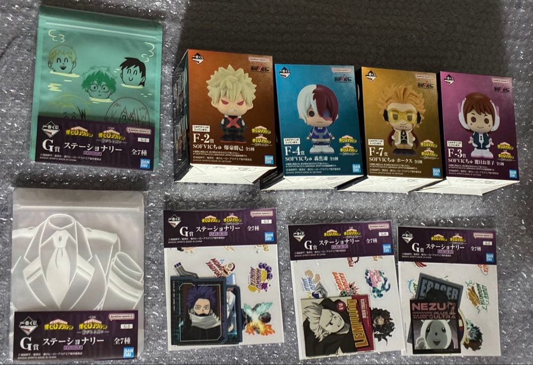 僕のヒーローアカデミア　一番くじ　B賞爆豪　オールマイト　フィギュア＋下位賞