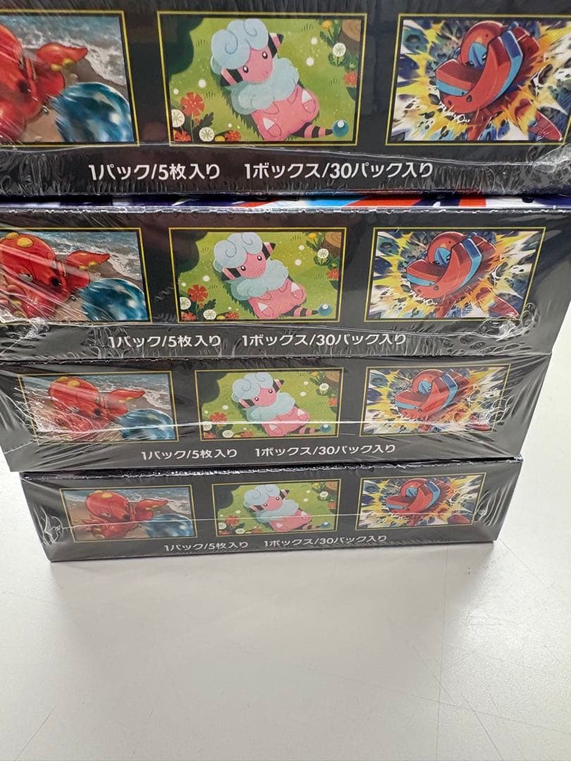 【新品未開封】ポケモンカードゲーム　ニンジャスピナー4Box シュリンク付き