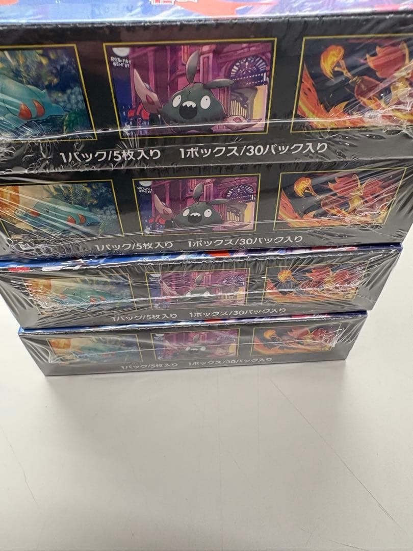 【新品未開封】ポケモンカードゲーム　ニンジャスピナー4Box シュリンク付き