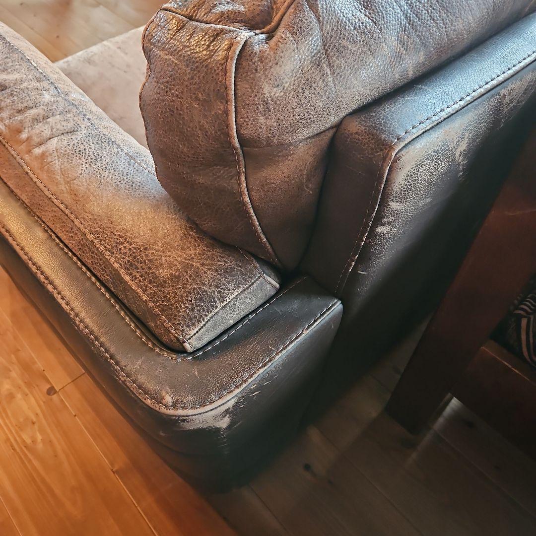 INCANTO ITALY ヴィンテージ 本革 ソファ 80万