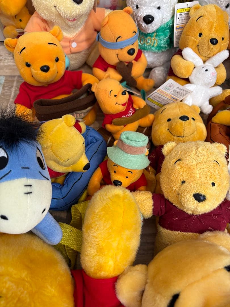 1000円引　プーさん　イーヨー　ディズニー　まとめ売　レア　ぬいぐるみ