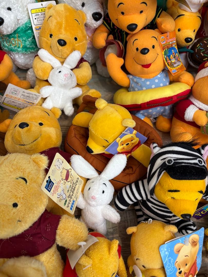 1000円引　プーさん　イーヨー　ディズニー　まとめ売　レア　ぬいぐるみ