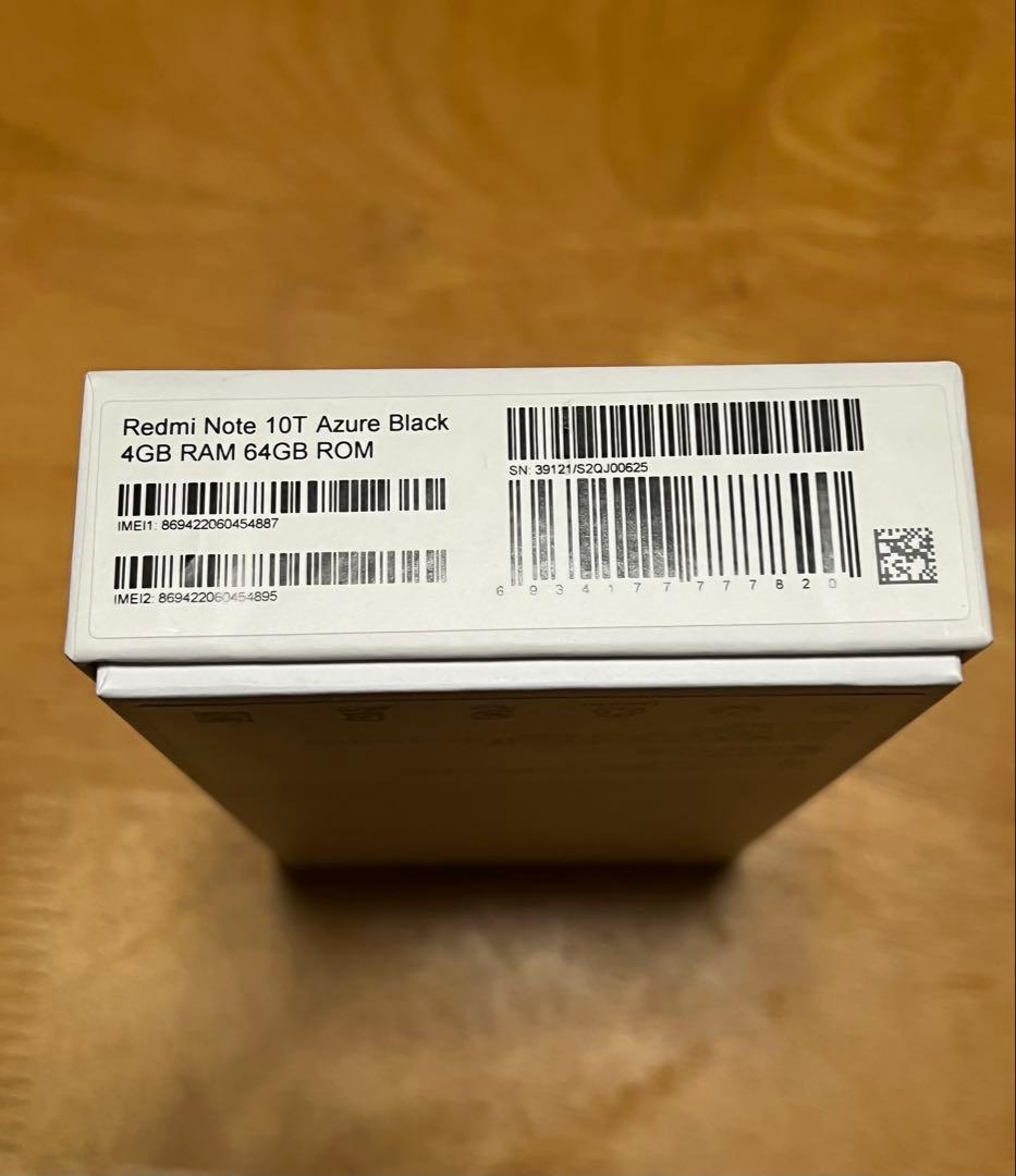 Xiaomi Redmi Note 10T 4GB+64GB 6.5インチ