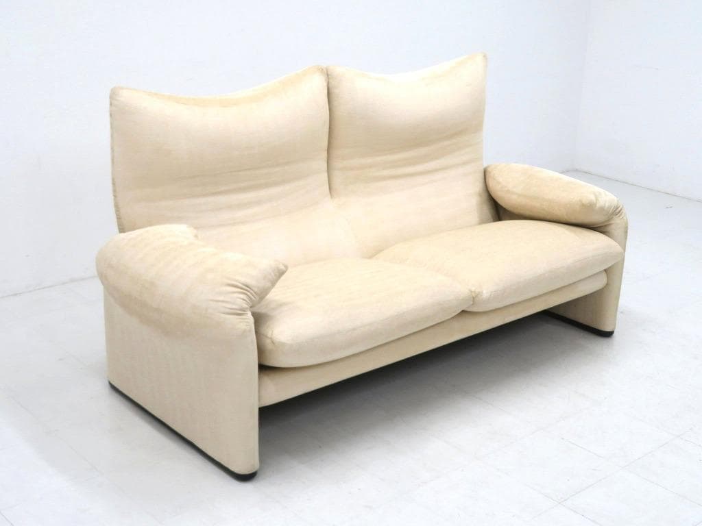 展示品　カッシーナ　マラルンガ　2人掛けソファ　ワイドラブソファ　ラブソファ