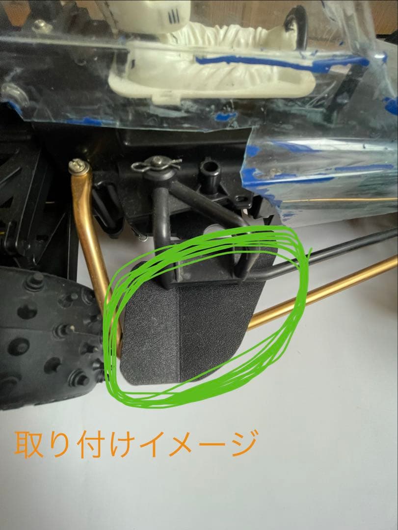 【当時物・未開封】田宮　フォックス　サイドガード　Dirt Burners!
