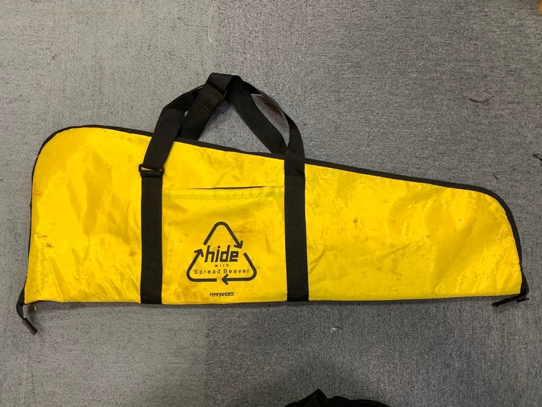 【中古】ミニエレキギター フェルナンデス YH-JR hide ソフトケース付