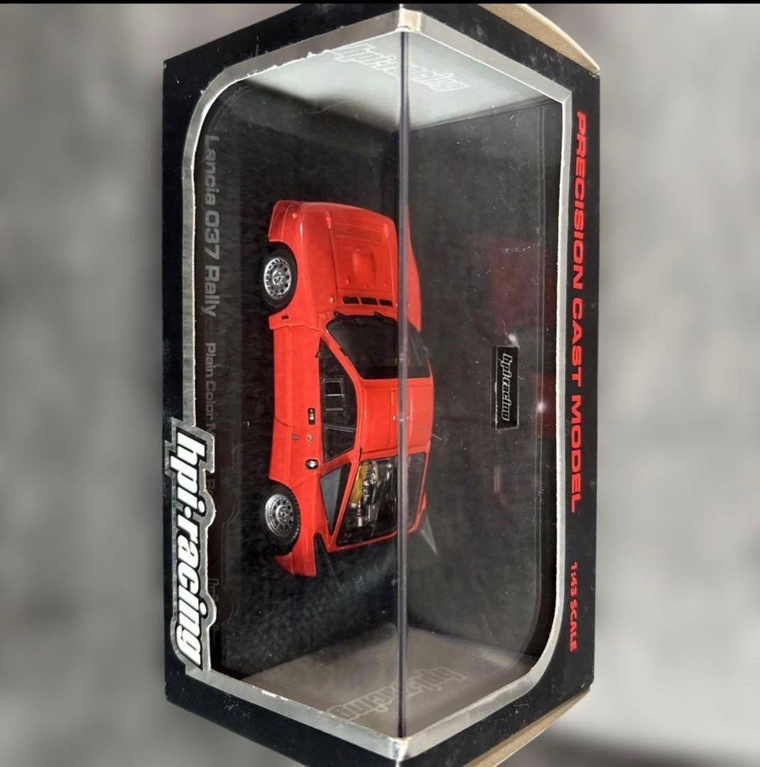 ランチア 037 ラリー プレインカラーモデル レッド 1/43 hpi