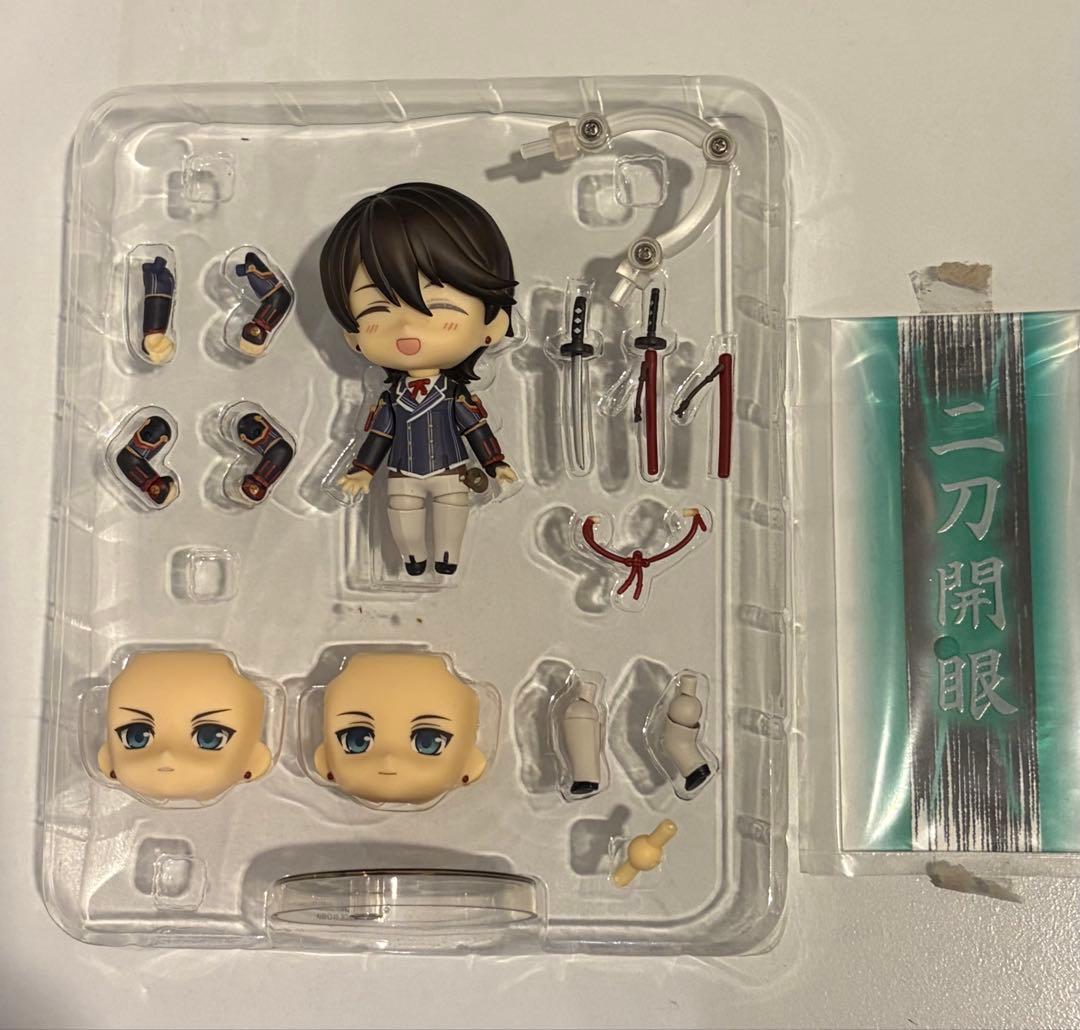 刀剣乱舞　ねんどろいど　堀川国広　和泉守兼定　二刀開眼プレート付き