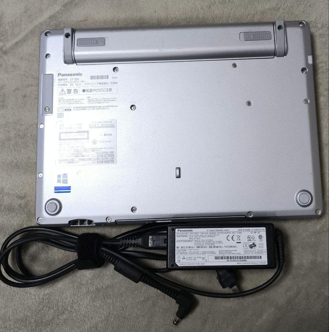 Panasonic Let's note CF-SZ6 中古ノートPC 快適