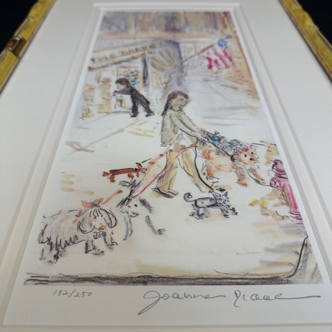 ♡Nb左1014 ジョアン・アイザック 絵画 直筆サイン入り ジクレー 版画