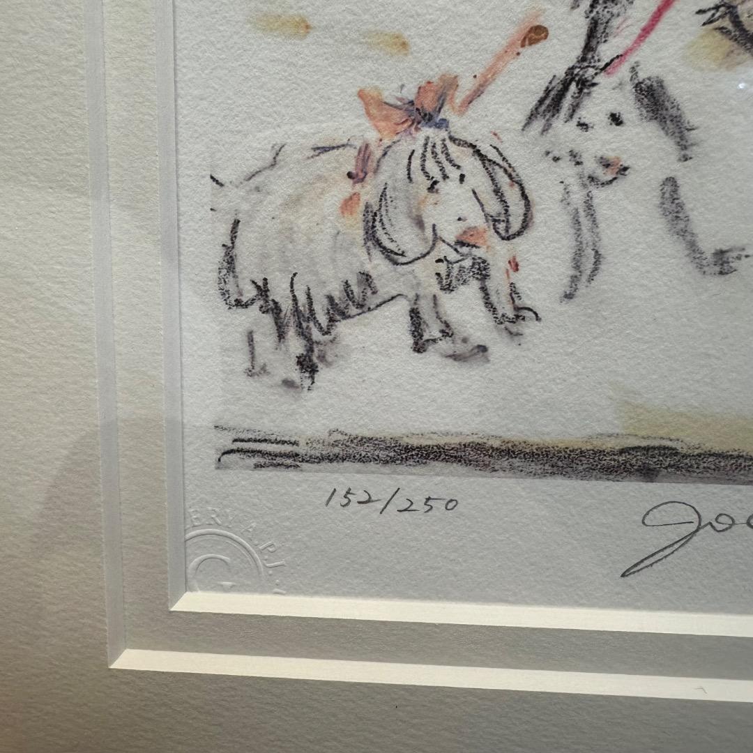 ♡Nb左1014 ジョアン・アイザック 絵画 直筆サイン入り ジクレー 版画
