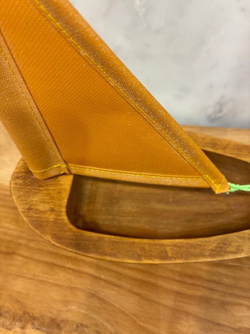 made in France 木製帆船型置物 2個セット　ヨット　PARI