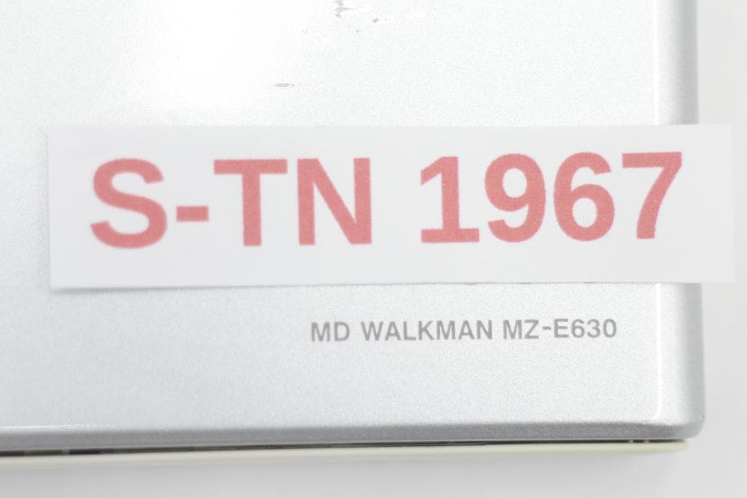 [S-TN 1967] SONY MZ-E630 MDウォークマン