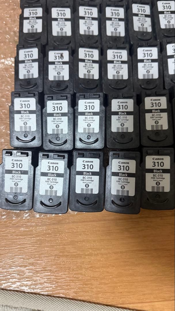 Canon 純正使用済みインクカートリッジ310,311 80個-6