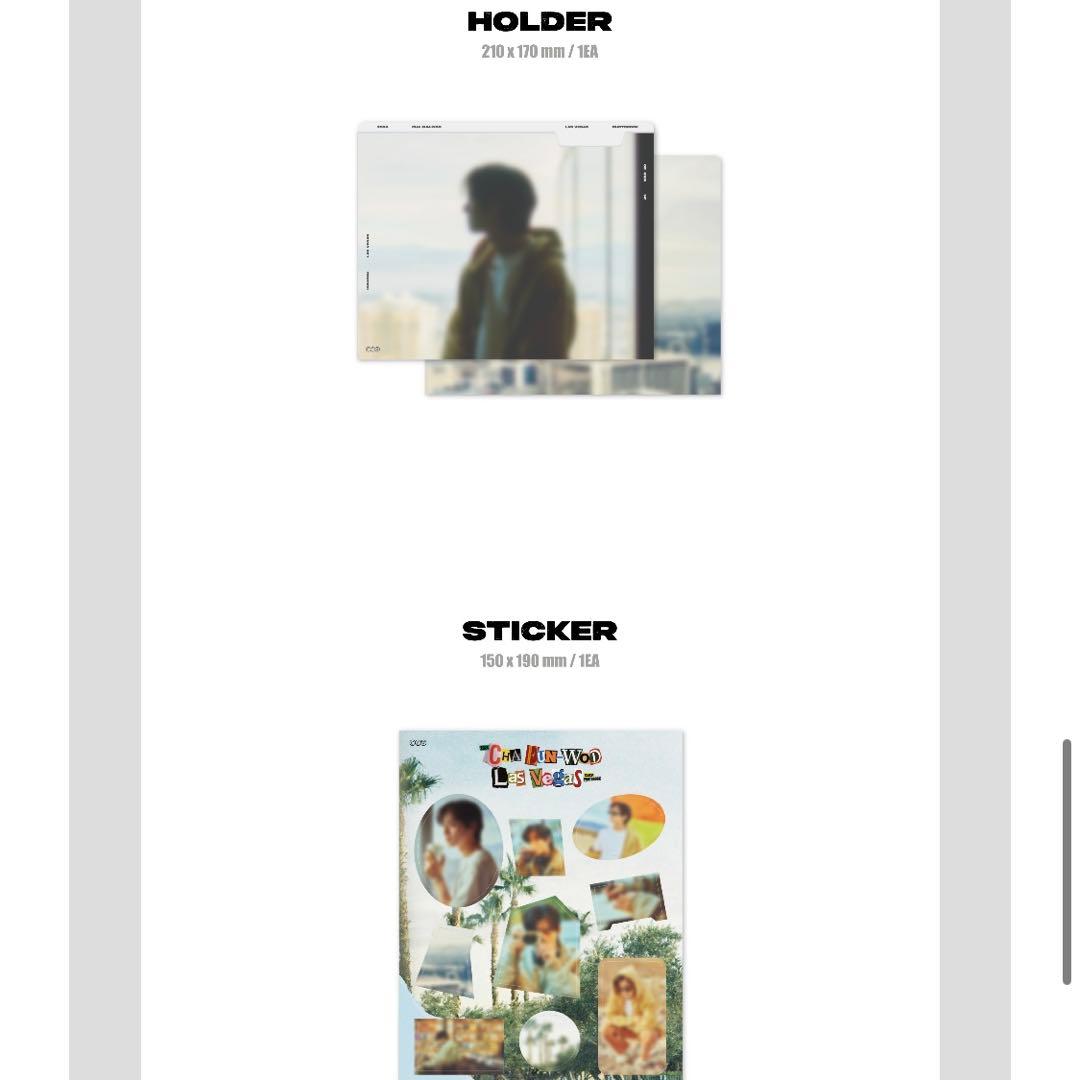 チャウヌ Las Vegas PHOTOBOOK 2ver.フルセット 特典付き