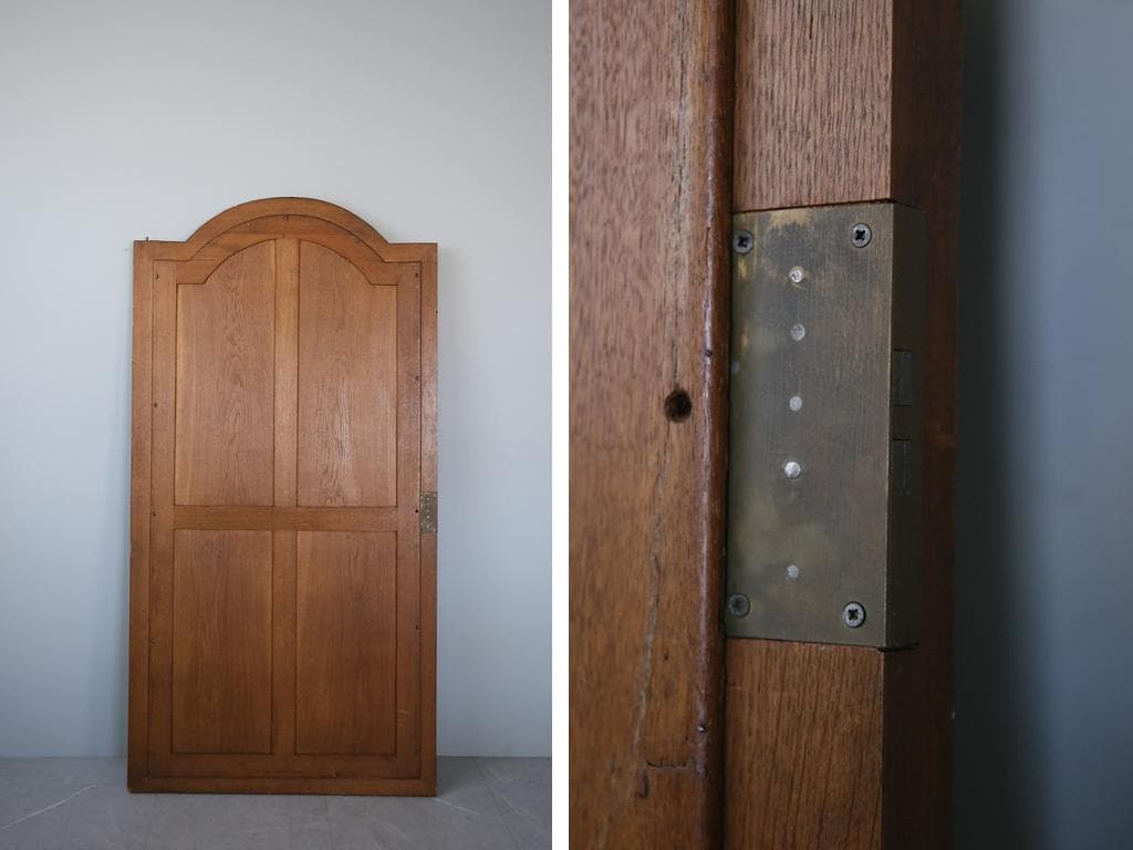 フランスアンティーク大型鏡ベベルドカッティングミラー/姿見/立鏡(71-70-2