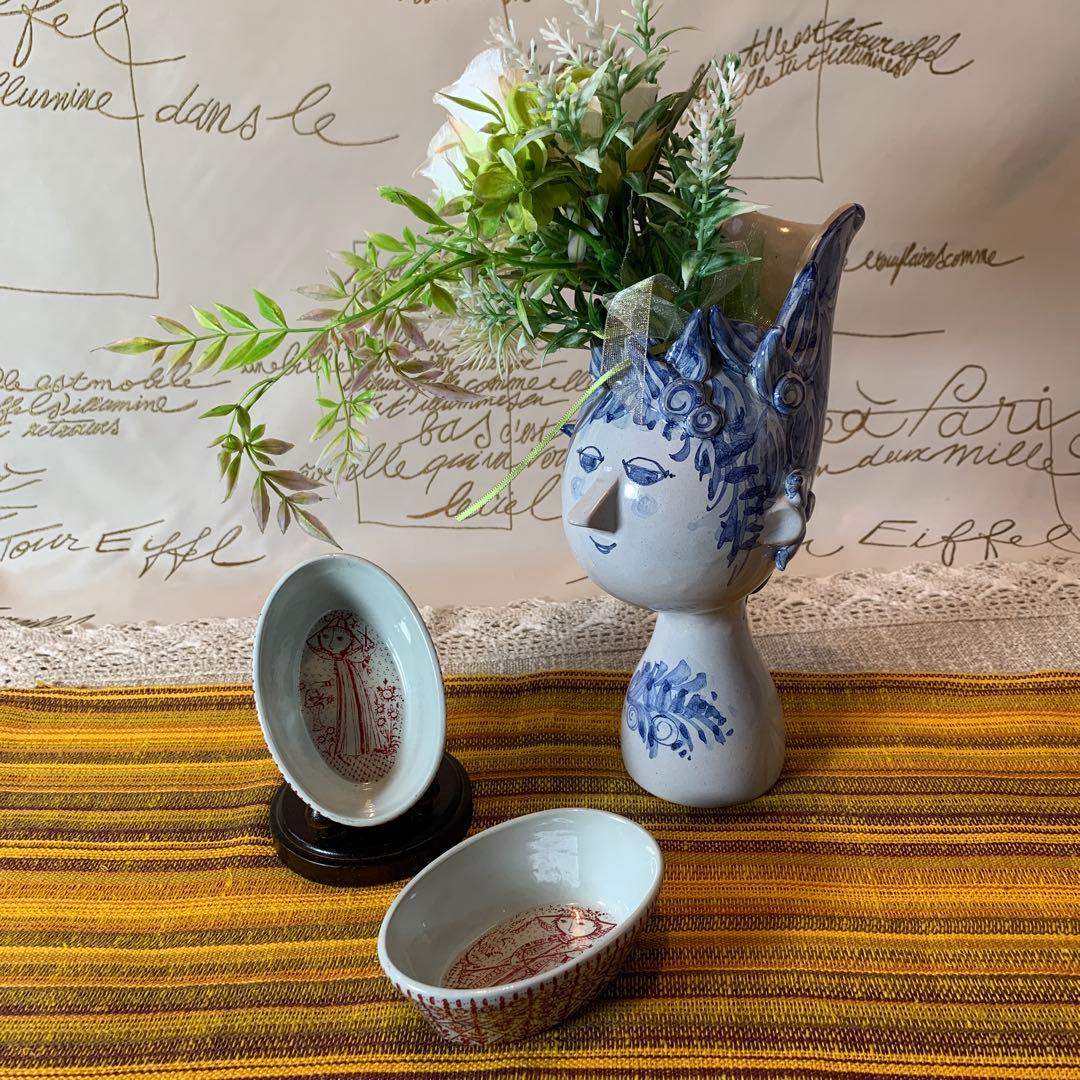 ビヨンヴィンブラッド　ニモール窯のビンテージの激レアな小物入れ可愛い過ぎます！