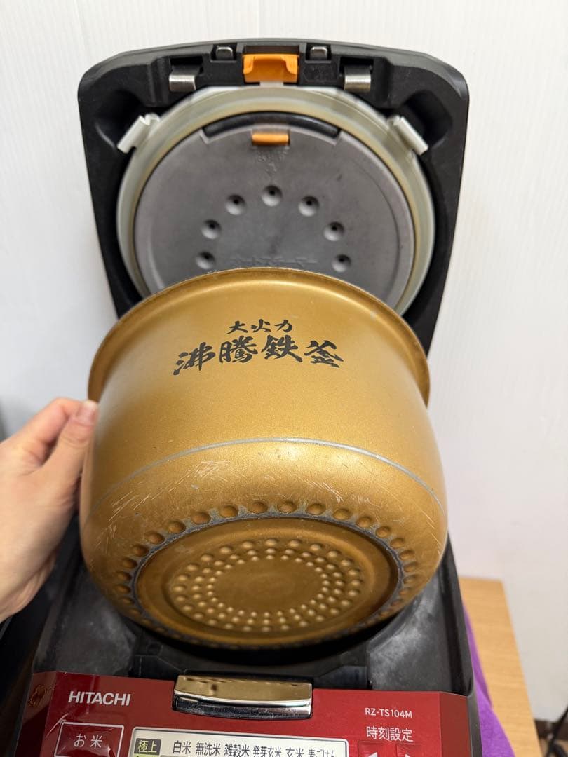 HITACHI 圧力IH炊飯器 RZ-TS104M 1.0Lレッド 2021年製