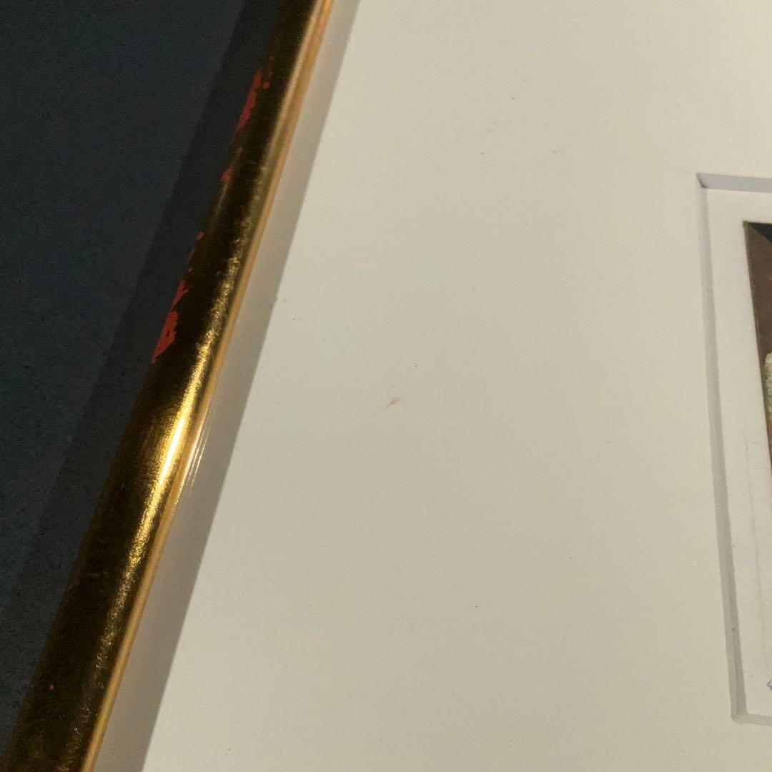 額絵　銅版画　女性　エッチング　山下清澄　R1743