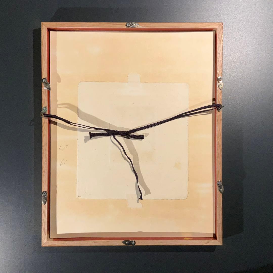 額絵　銅版画　女性　エッチング　山下清澄　R1743