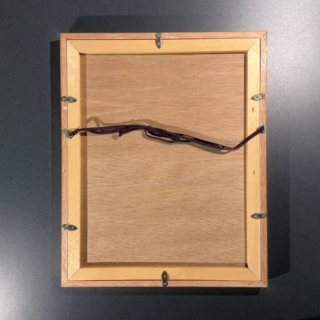 額絵　銅版画　女性　エッチング　山下清澄　R1743