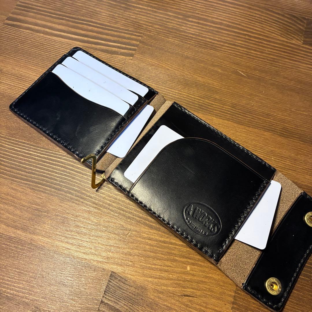 受注生産　マネークリップ　ホーウィン社　クロムエクセル　トラッカーウォレット