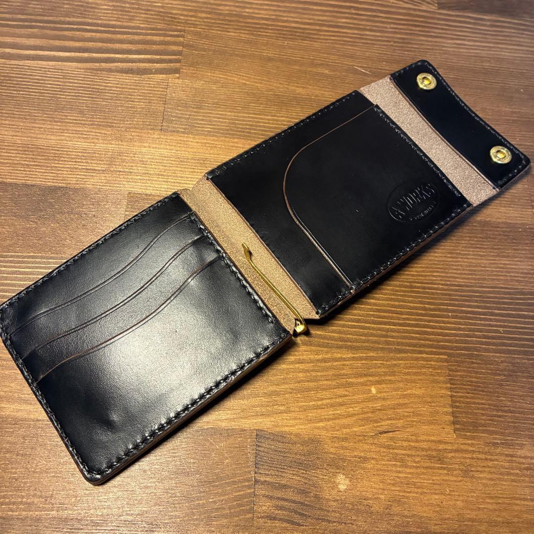 受注生産　マネークリップ　ホーウィン社　クロムエクセル　トラッカーウォレット