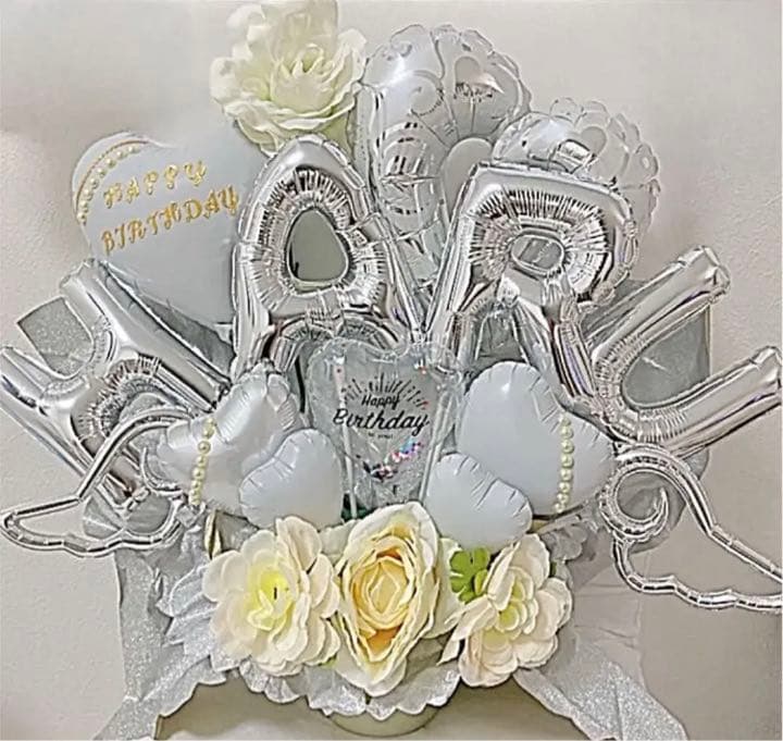 バルーンギフト　バルーンブーケ　誕生祭　生誕祭　ミーグリ　推し活　プレゼント