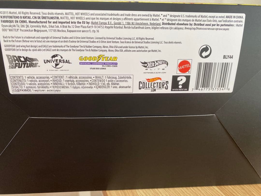 バックトゥザフューチャー デロリアン 1/18 Hot Wheels LED