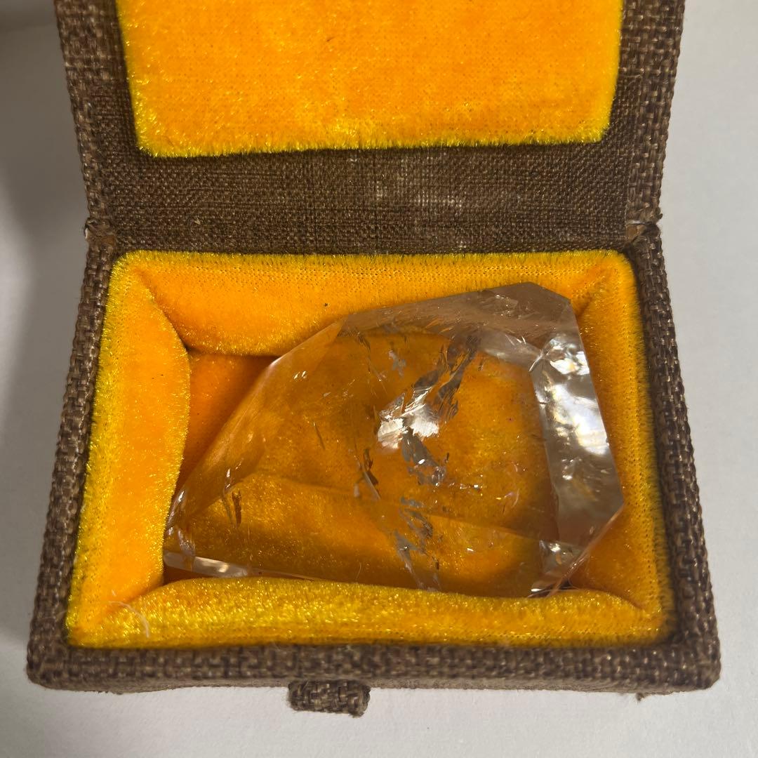 【天然石】ナチュラルスモーキー(ゼウス)シトリンクォーツ 専用箱付き 89.5g