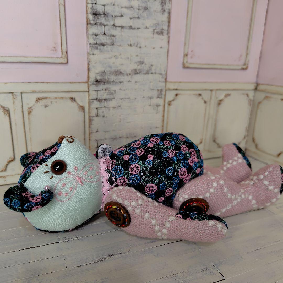 に*ん様 ミナペルホネン＊ハンドメイド＊ぬいぐるみ＊テディベア＊52