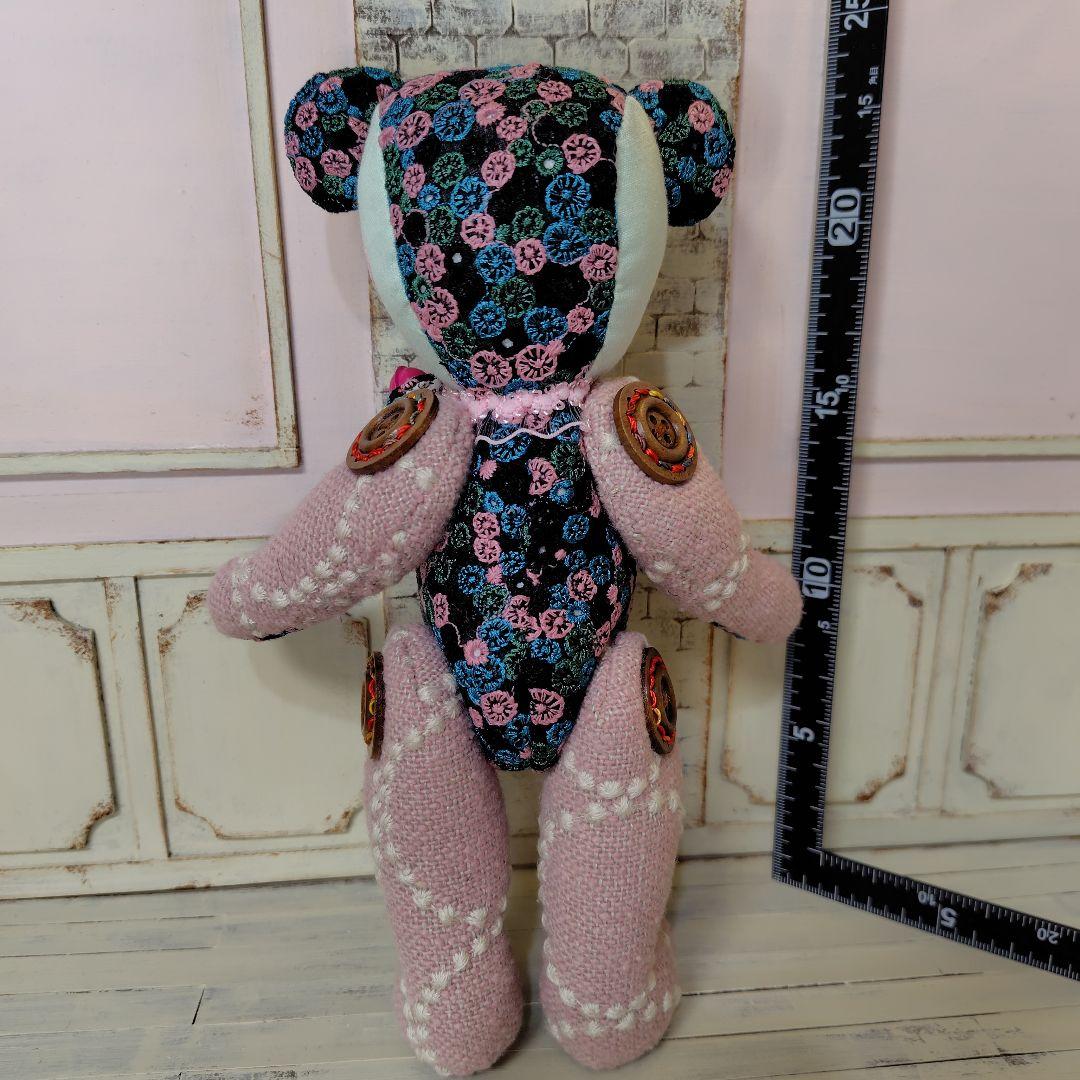 に*ん様 ミナペルホネン＊ハンドメイド＊ぬいぐるみ＊テディベア＊52