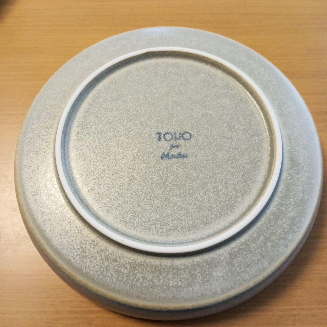 TOHO 　お皿 　プレート　3枚セット　ライトグリーングレー