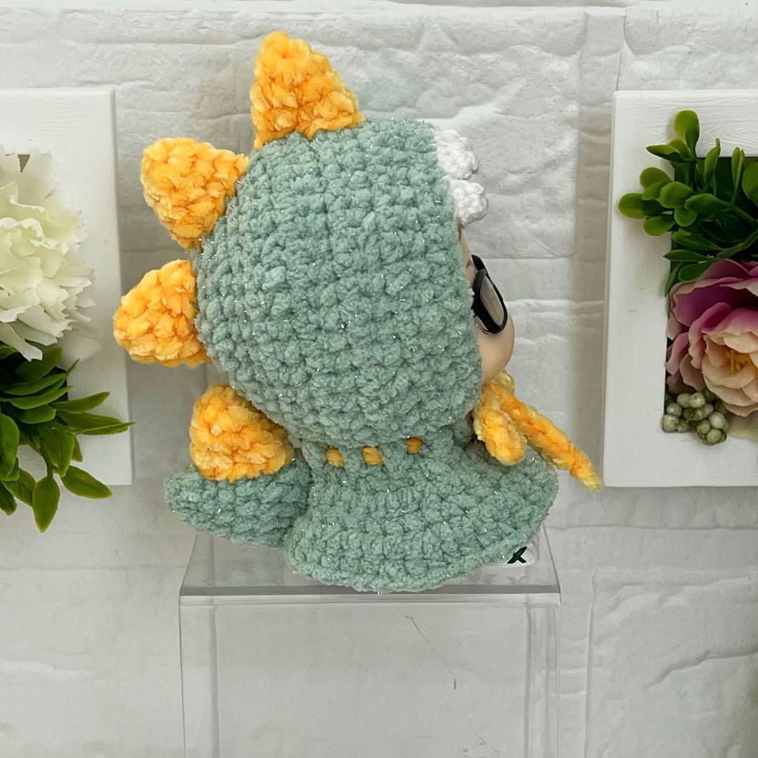 【オーダー品】黒マント王冠、青マント王冠、恐竜ポンチョ、きつねポンチョ 4点